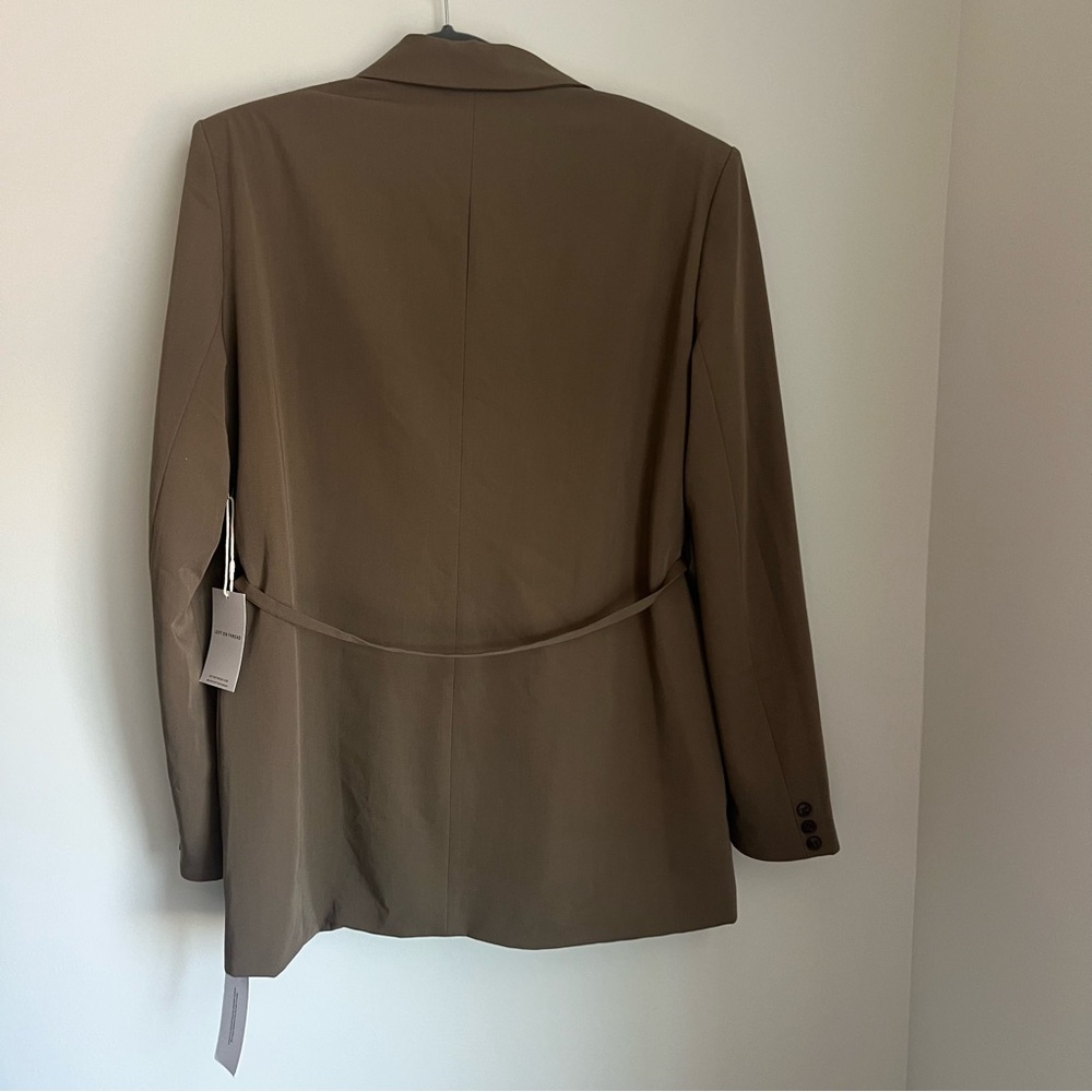 NEW Rumored You're So Money Blazer in Birch Brown Women's Large - Picture 7 of 7